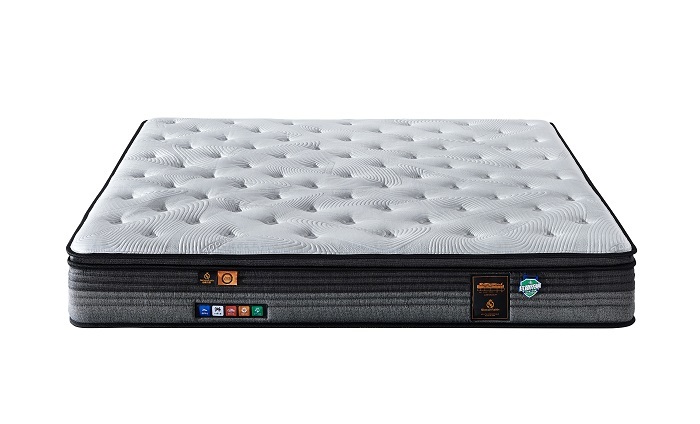 Premium Hybrid Pocket Spring Mattress Individually Wrapped Coils Latex Ice Silk Cover