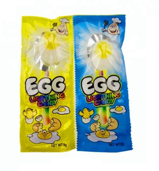 Egg Shape Fluorescence Light Up Candy Multicolored Lighting Stick