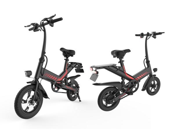 350W Collapsible Electric Bike , Folding Electric Bicycle 7.5AH Lithium Battery