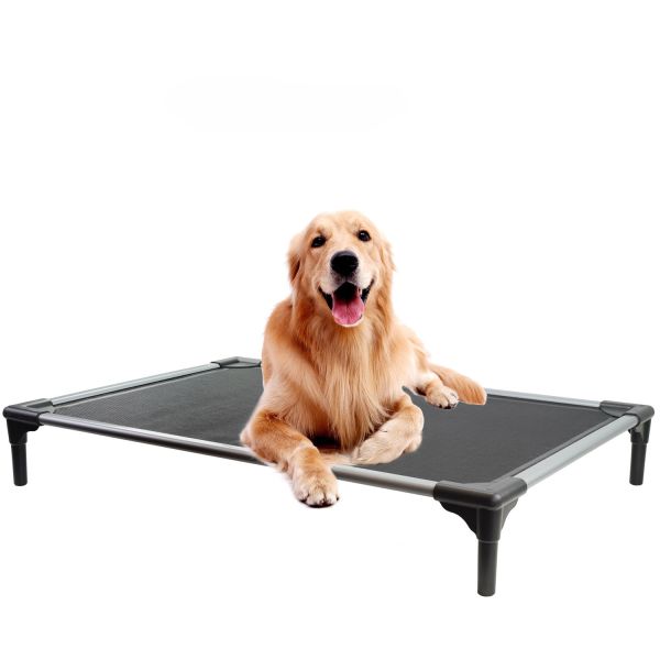 100cm Steel Framed Elevated Dog Bed 16cm Outdoor Cooling