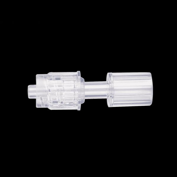 OD4.0mm Plastic Medical Components Rotating Male Luer Lock Connector Long Type