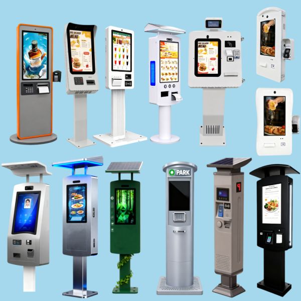 Kiosque de commande en plein air avec IP65 Rating d'étanchéité Intel Core i3 / i5 / i7 processeurs et 10 points Capacitive Touch