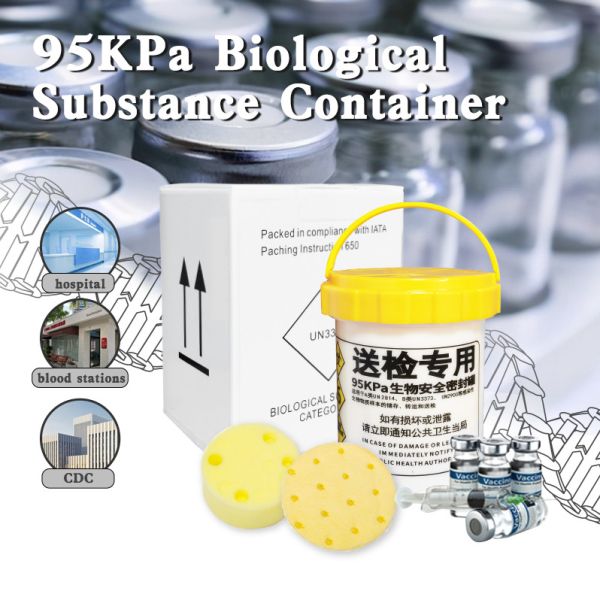 Phefon Triple Packaging Specimen Transport Box UN3373 UN2814 Transport Container For Diagnostic And Clinical Samples