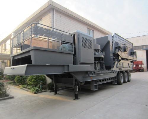 Wheel Mobile Vertical Shaft Impact Crusher,portable stone crusher machine