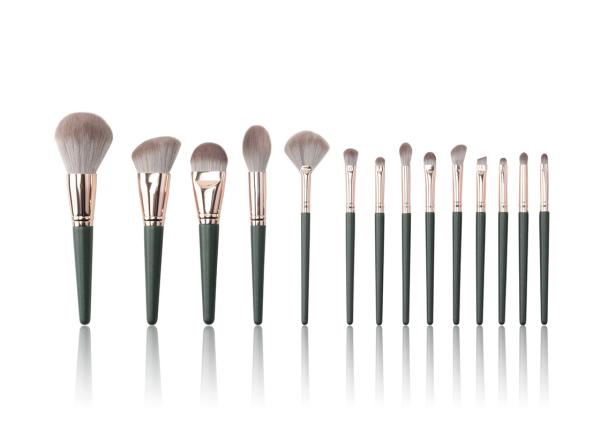 A composição sintética disponível escova o logotipo privado de Kit Make Up Brushes Set