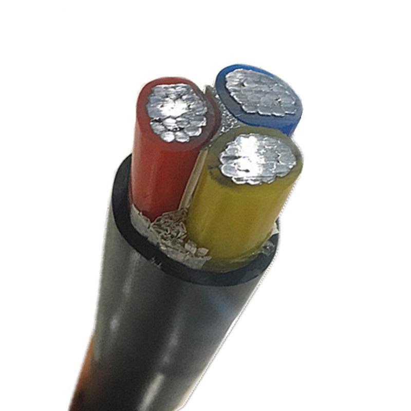 Low Voltage Detector 3x240mm2 3*120 3*150mm Underground Power Cables with Aluminum Conductor Alu XLPE PVC YJLV