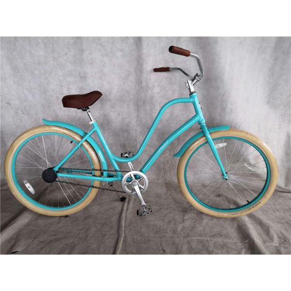 26x3 inch Unisex Step Through Aluminum Frame 3 Speed Beach Cruiser Bike for Rent in USA