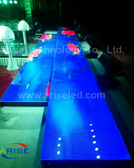 Indoor /Outdoor Full multi-touch dance floor LED screen P6.25mm,Touch dance floor LED scre