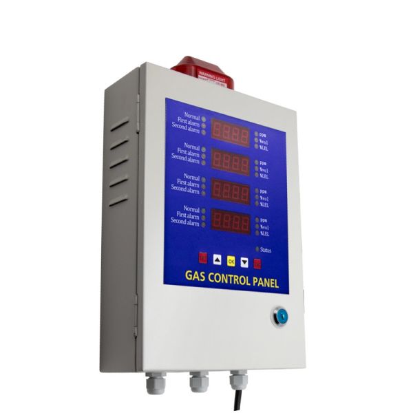 Пульт управления газа Zetron BH-50 четырехканальный для фиксированного типа монитора утечки газа