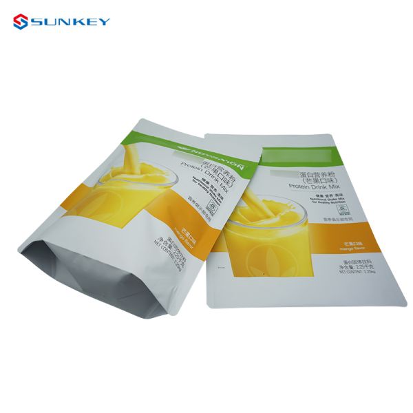 Bolso impermeable alimenticio de Pouching del bolso de polvo de la proteína con la cremallera para la comida