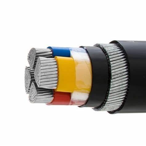 0.6 / 1kv Armored Electrical Wire Copper AL Conductor XLPE PVC Insulated Sheathed