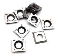Inserções Indexable 15x15x2.5-37° do carboneto dos cortadores de Woodturning do carboneto do ODM do OEM