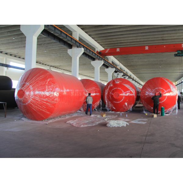High Energy Absorption EVA Foam Filled Fender For Ship Dock Berthing
