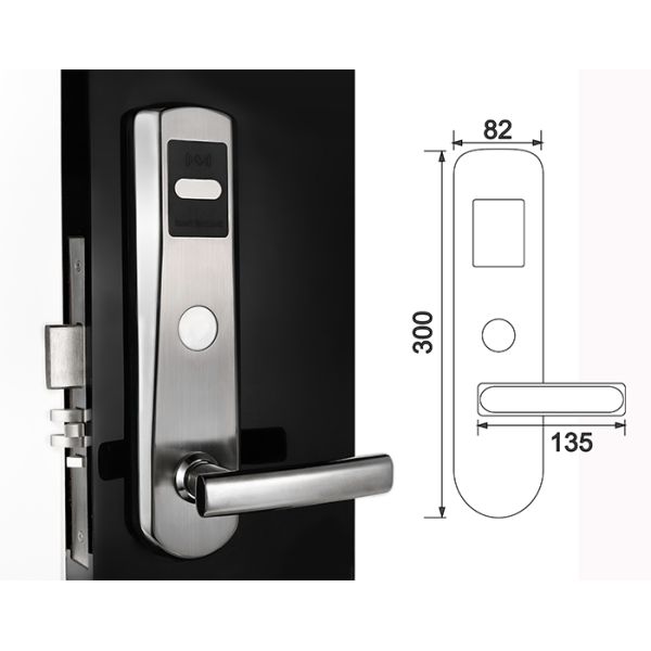 Входные электронные дверные замки RFID-карты Замки из нержавеющей стали