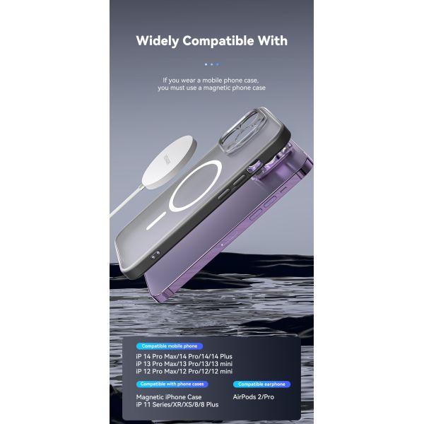 ESSAGER ES-WC07 Series 15W Quick Fast Charge Magnetic Wireless Charger for iPhone