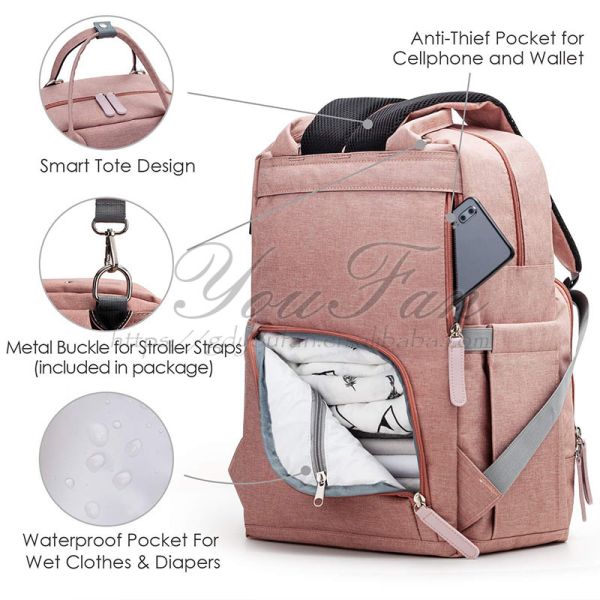 Multi-Function Maternity Nappy Bag new baby diaper bag