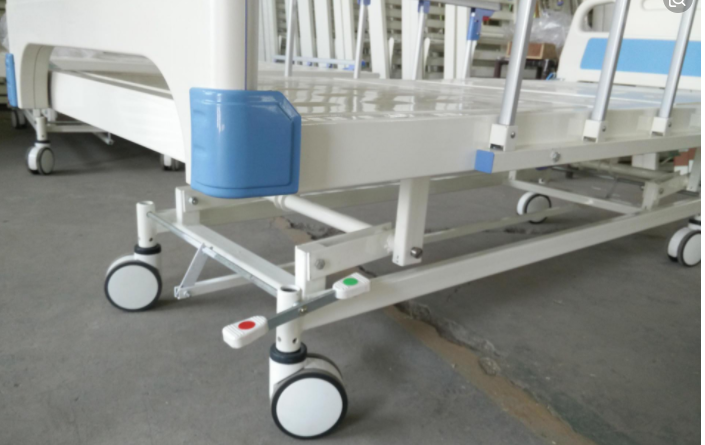 5 inch central locking stem medical caster