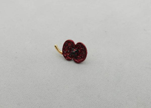 Spray Paint Pewter, Iron, Aluminum Personalized Lapel Pins, Soft Enamel Pin with Rhinestone