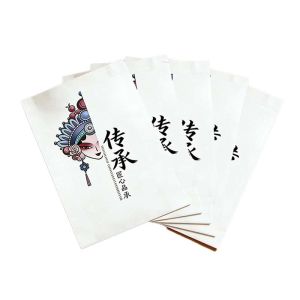 Eco Friendly Satchel Paper Bag Biodegradable Pinch Bottom Open Mouth Bag