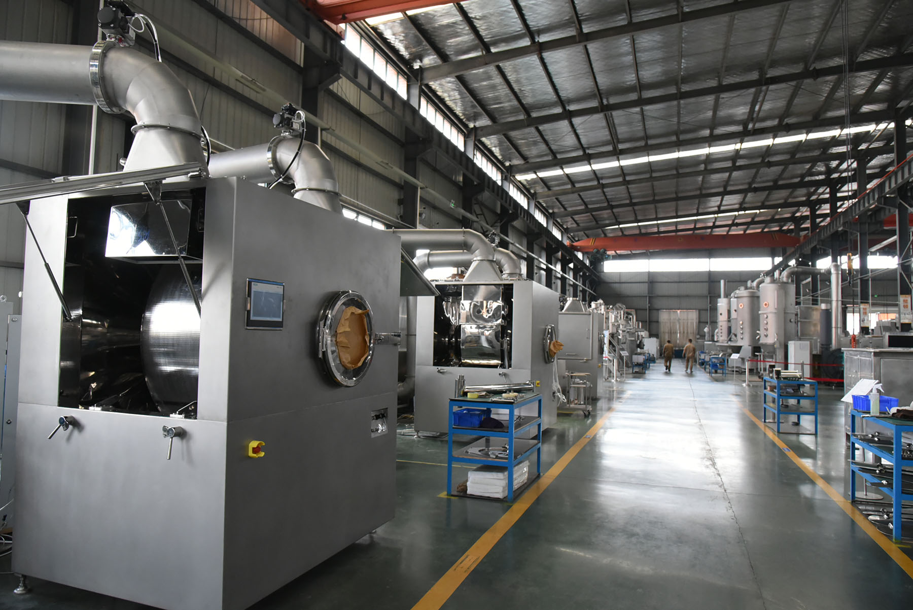 6457m3/H Organic Solvent Aqueous Film Coating Machine