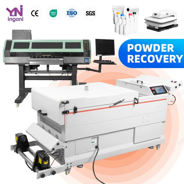 A1 Agitación de polvo DTF con polvo de reciclaje automático para ahorrar consumibles