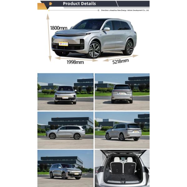 Li L9 2024 's Energy Vehicle a Large 5-Door 6-Seat SUV PHEV Car with Luxury and TPMS
