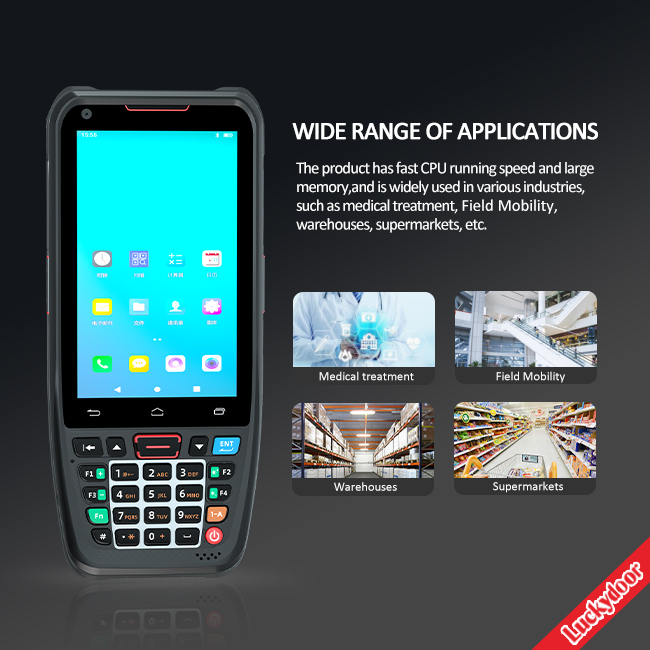 Средний размер Handheld мобильных компьютеров Android10 CortexA53 небольшой