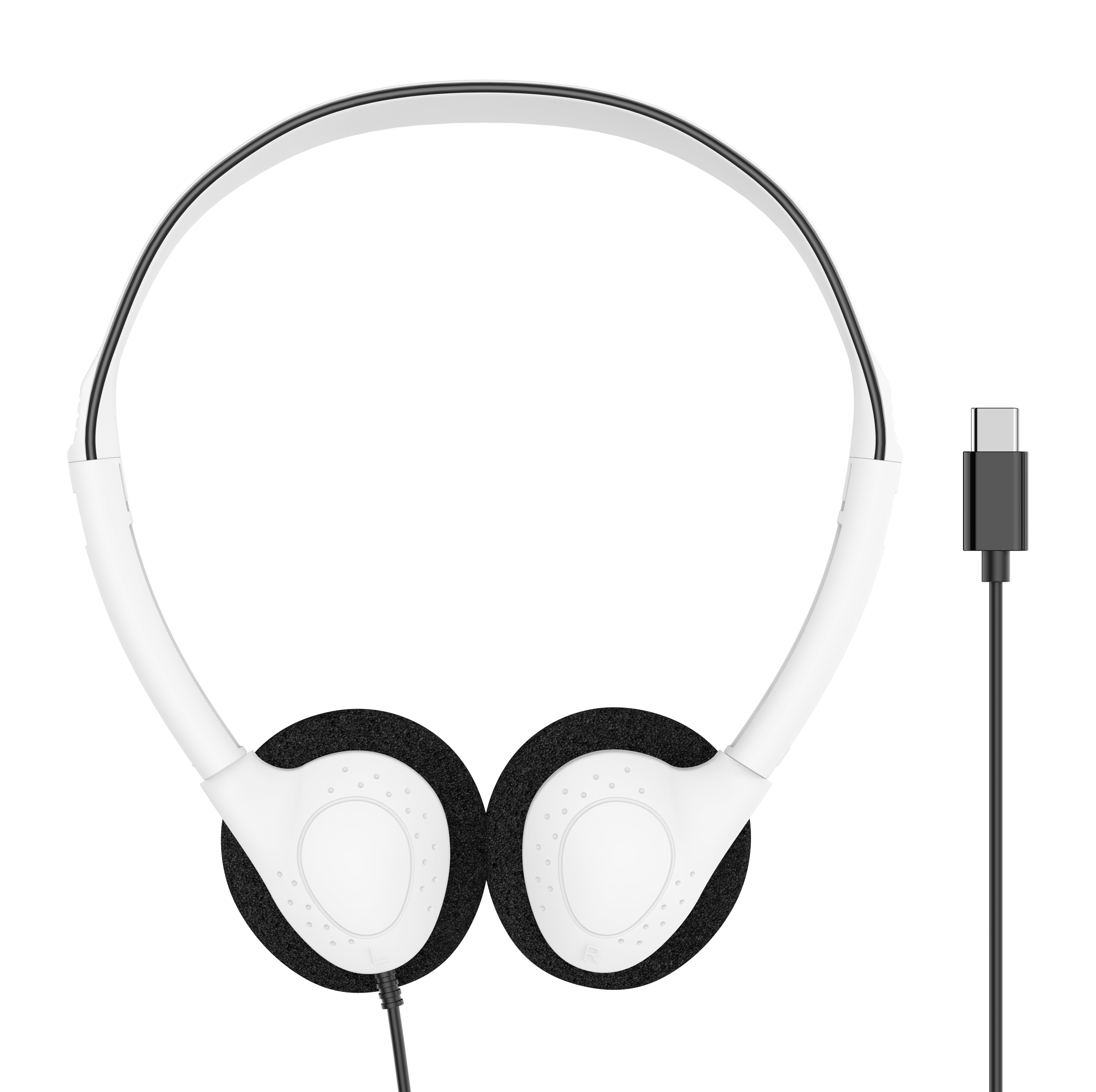 857 Lightweight wired in headphones, 3.5mm jack/C-type plug can be customized for stereo headphones, OEM/ODM customized multi-color headphones, suitable for laptops in aviation museums, school offices