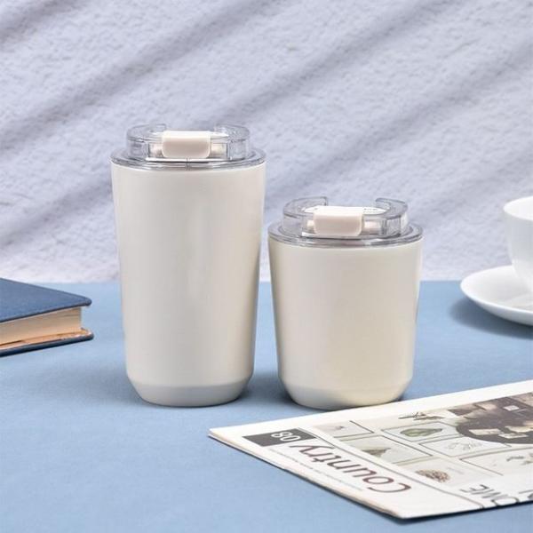Coupe à vide en acier inoxydable isolé sans BPA Sus 304 Coupe à café en acier inoxydable avec couvercle antidérapant Finition mate OEM / ODM Acceptable