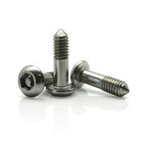 Cabeza de botón hex socket tornillo de seguridad acabado plano con certificación RoHs