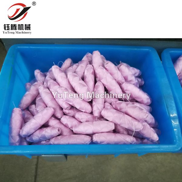 Computerized Automatic Bobbin Winder Machine High Speed With Double Rows