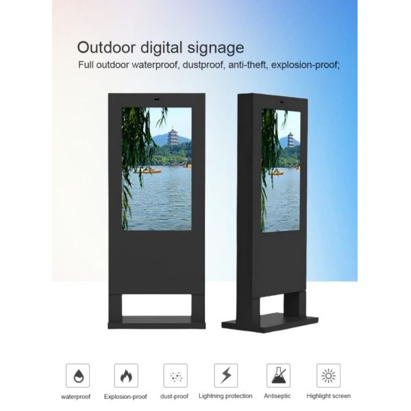43 inch landscape promotional video optional system large outdoor lcd screens