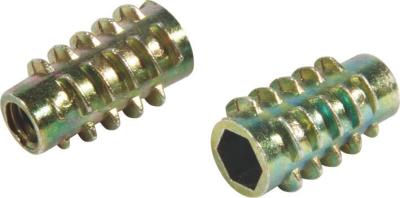 M10 Threaded Furniture Insert Nut OEM Service Grade 6.8 For Wood Furniture