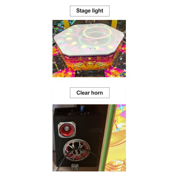 6 Person Amusement Game Machines Coin Pusher