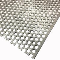 Autour du trou de 2mm plat structuré de poinçon d'acier inoxydable de façade pour l'architecture moderne