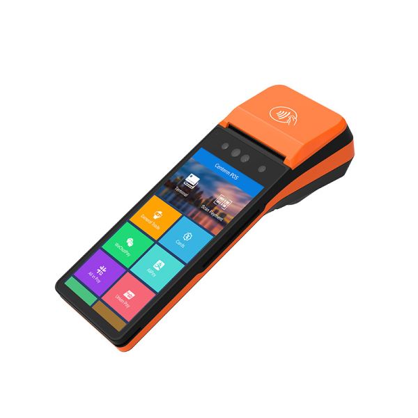 QR Code Bluetooth Portable POS Device System 2GB RAM