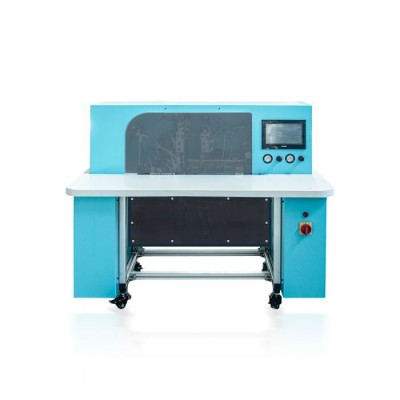 HX18B Semi Auto Notebook Elastic Band Fixing Machine Featuring Simple Operation And For Notebook Elastic Band Attachment