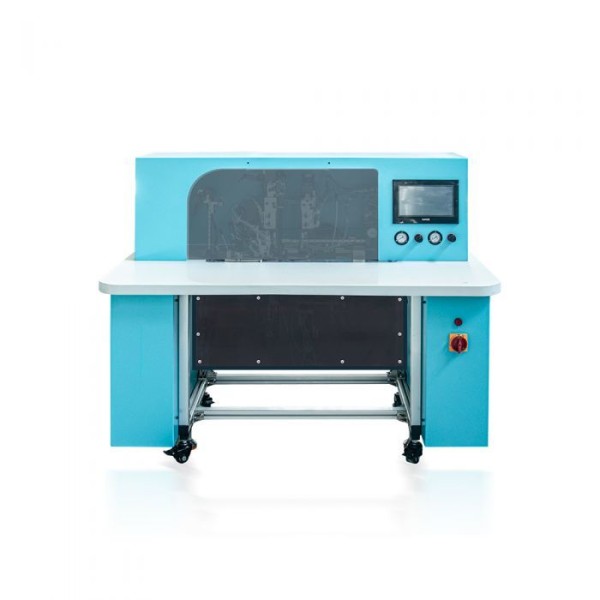 HX18B Semi Auto Notebook Elastic Band Fixing Machine Featuring Simple Operation And For Notebook Elastic Band Attachment