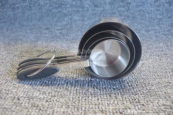 Portable Measuring 54g 60ml Stainless Steel Coffee Scoop With Silicone Handle