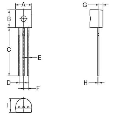 UL 94 V 0 Rated Molding Compound Taiwan Semiconductor BC549A A1G Transistor for Power Supply Designs