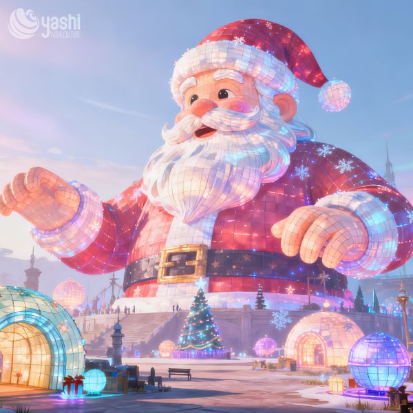 High-Quality Santa Claus Decorative Lanterns – Christmas Outdoor Decorative Lanterns for Holiday Decoration