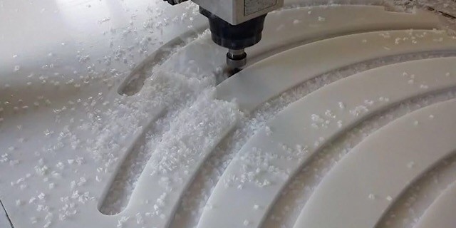 подвергать механической обработке пластмассы CNC длины ±.0.05mm 122mm
