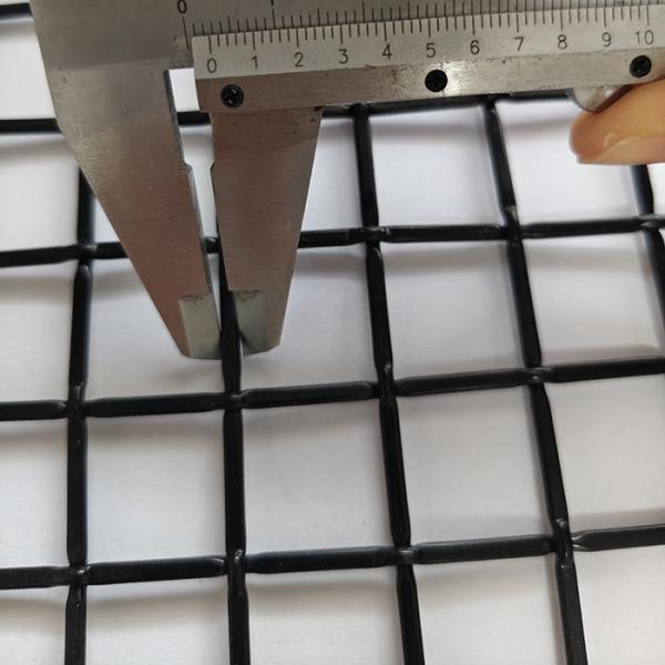 Lattice Decorative Woven Wire Mesh Stainless Steel Matte Black Color Metal For Decoration