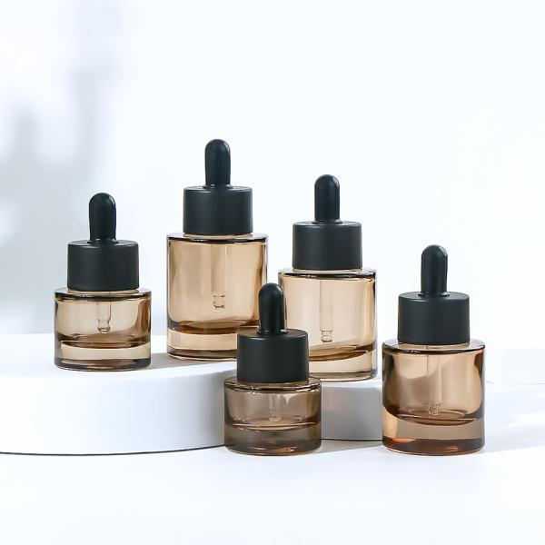 JXPACK 30 ml de verre Serum goutte-à-goutte d' huile essentielle Bouteille de dégradé Bouteille