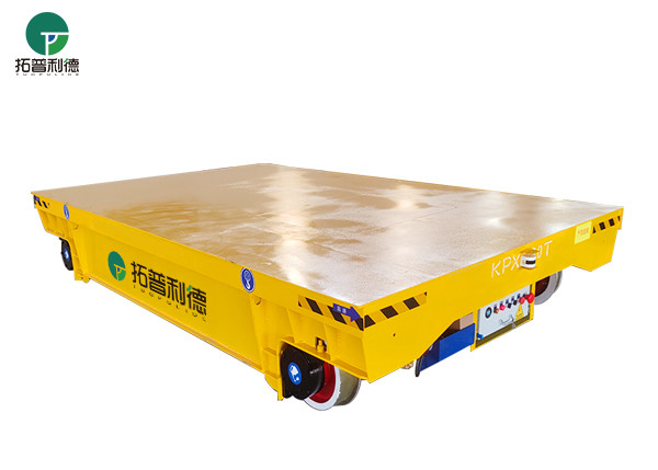 Heavy Load Billet Industry Workshop Battery Operated Rail Trolley