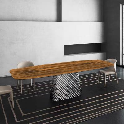 Opulent Essence Industrial Wood Dining Tables 1280mm Width Luxury