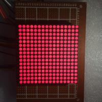 Éclairage intérieur/extérieur cathode commune 3 mm jaune LED dot matrice affichage 18 PIN