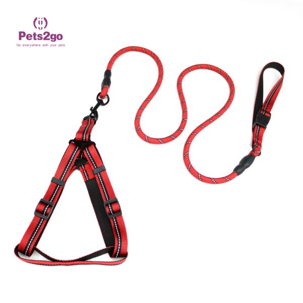El perro que acampa de la correa de perro del perro del correo anaranjado del cable lleva el mejor arnés anti del perro del tirón