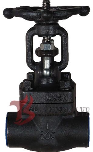Metellic Seat Forged Steel Valves , Forged Carbon Steel Gate Valve