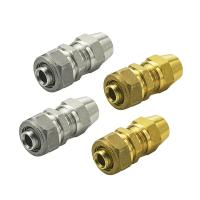 Accesorios para tubos de 3/8 pulgadas Flare X 3/8 pulgadas Hombre NPT Latón Adaptador de gas de media unión 3/8' 'Hombre Flare a 3/8' NPT Accesorios de propano